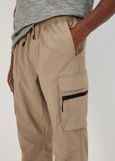 Stone Cuffed Technical Cargo Pants