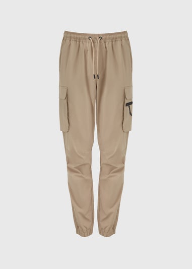 Stone Cuffed Technical Cargo Pants