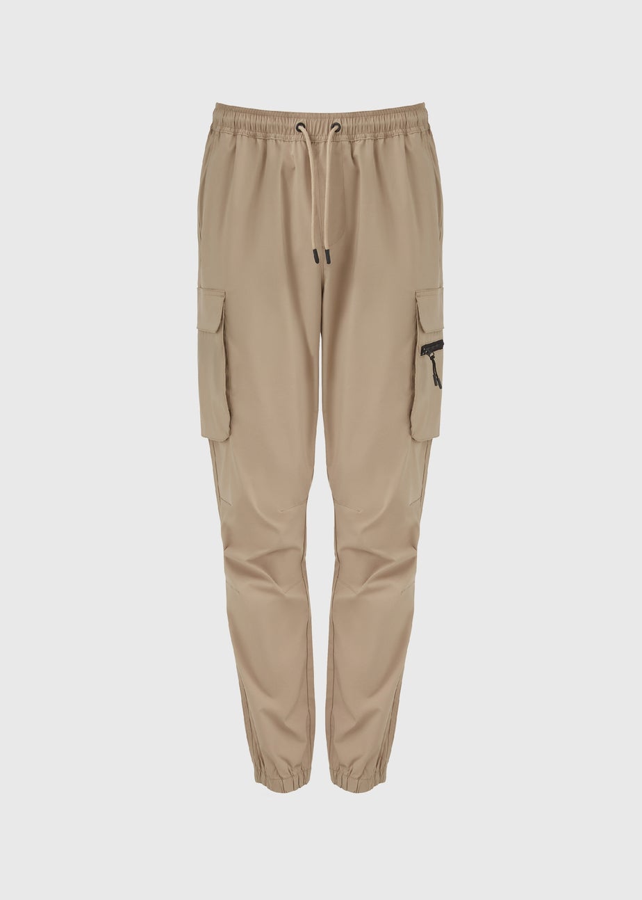 Stone Cuffed Technical Cargo Pants