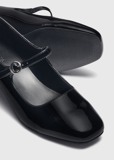 Black Mary Jane Heels