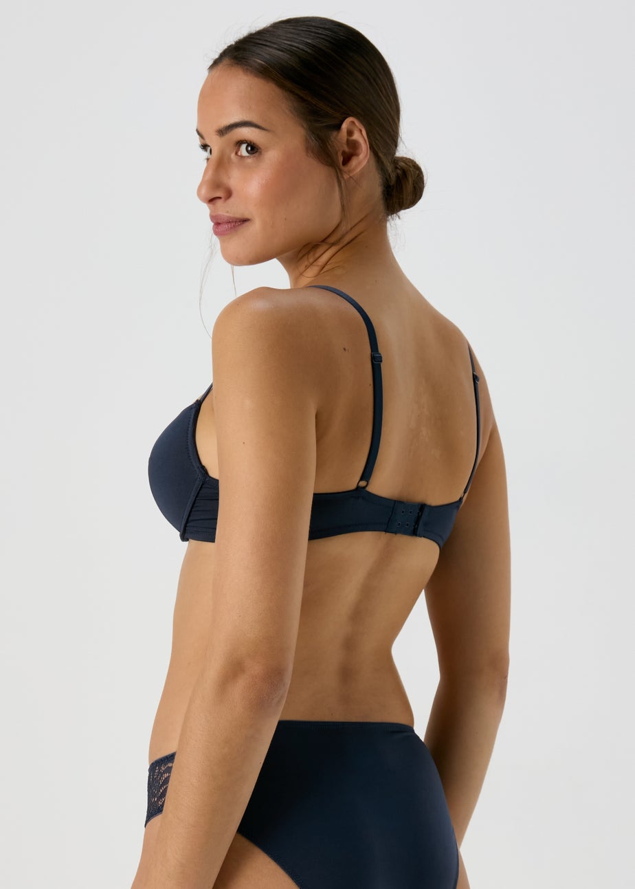 2 Pack Pink/Navy Lace Bra