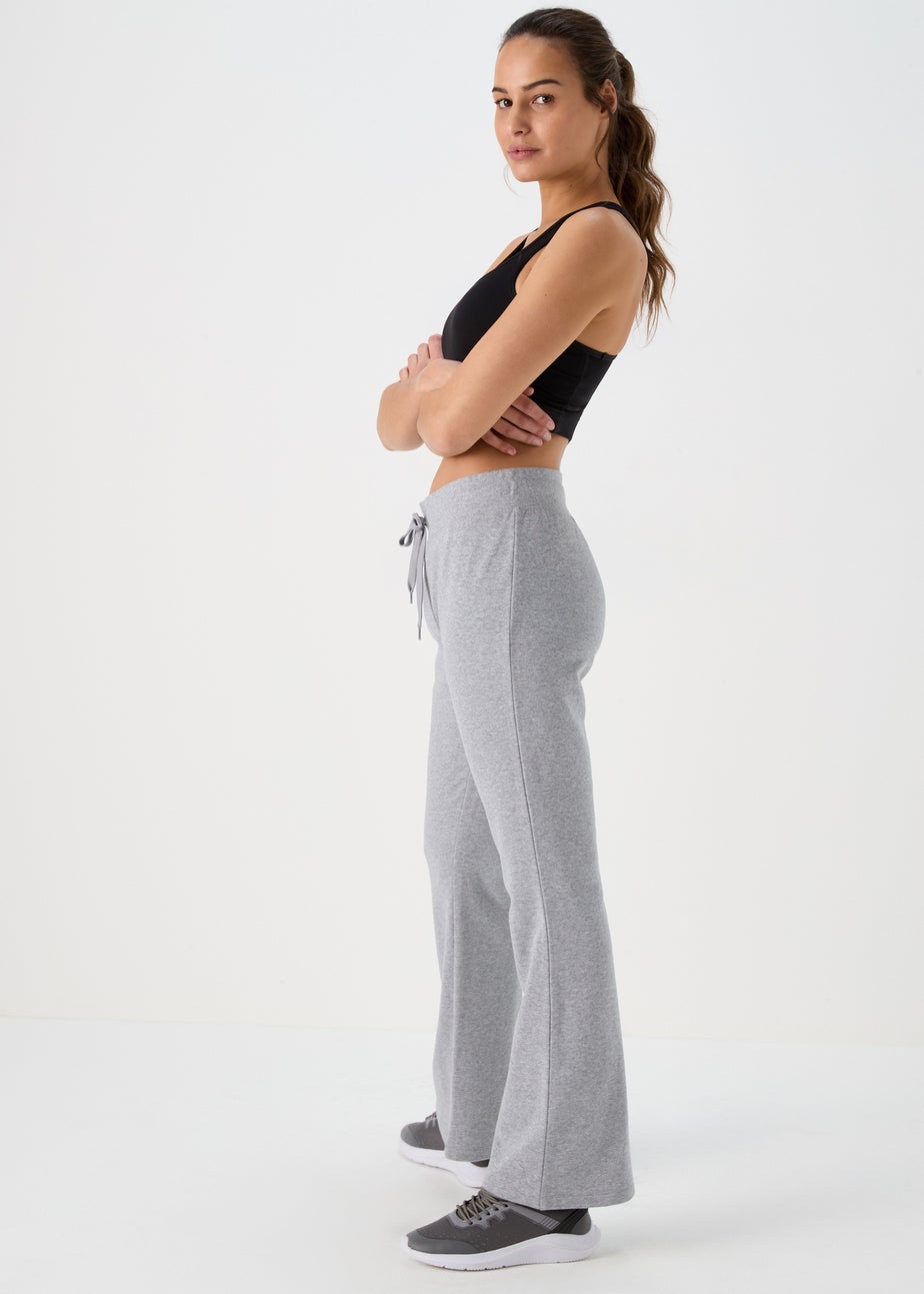 Souluxe Grey Slim Fit Flared Leggings