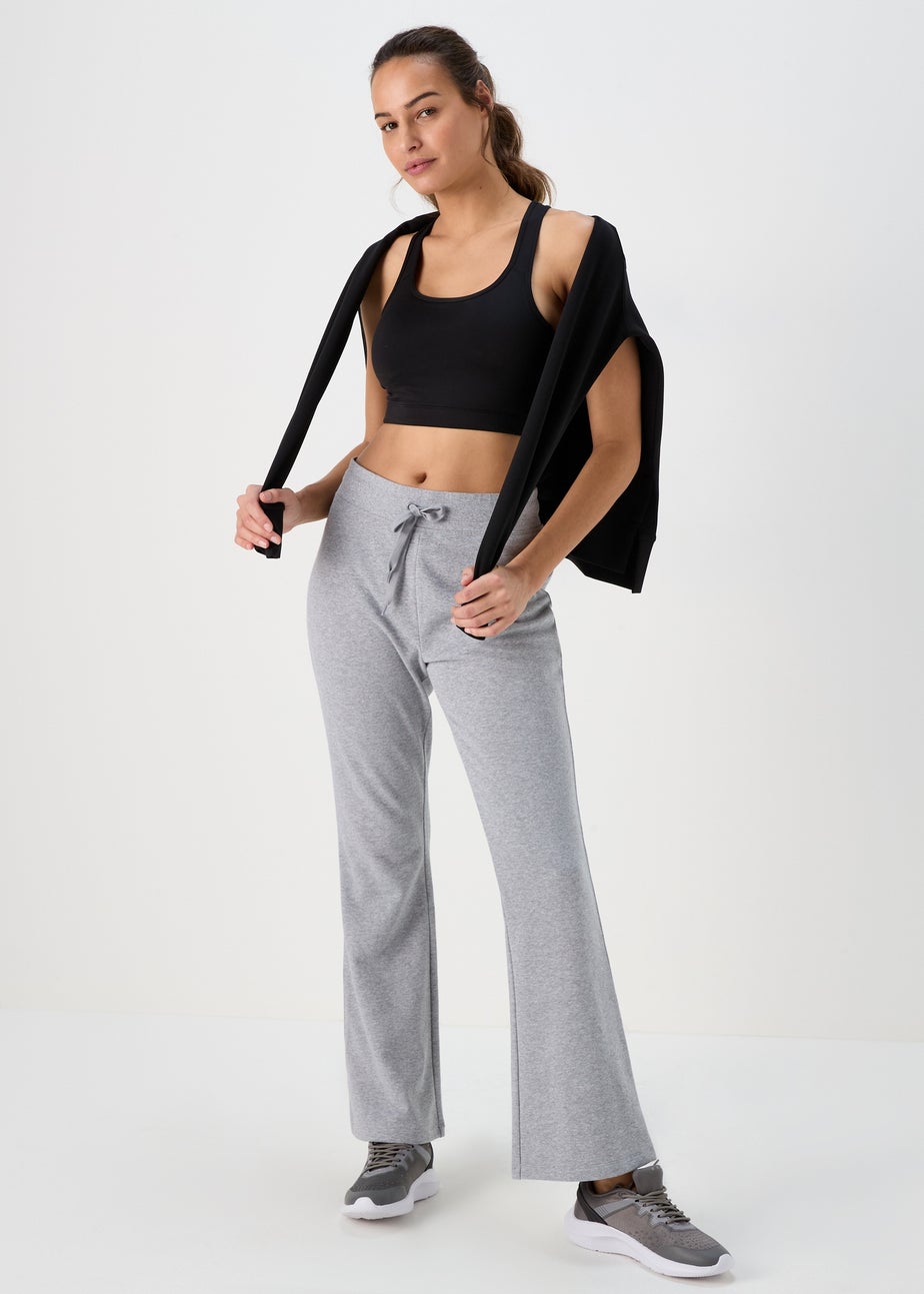 Souluxe Grey Slim Fit Flared Leggings