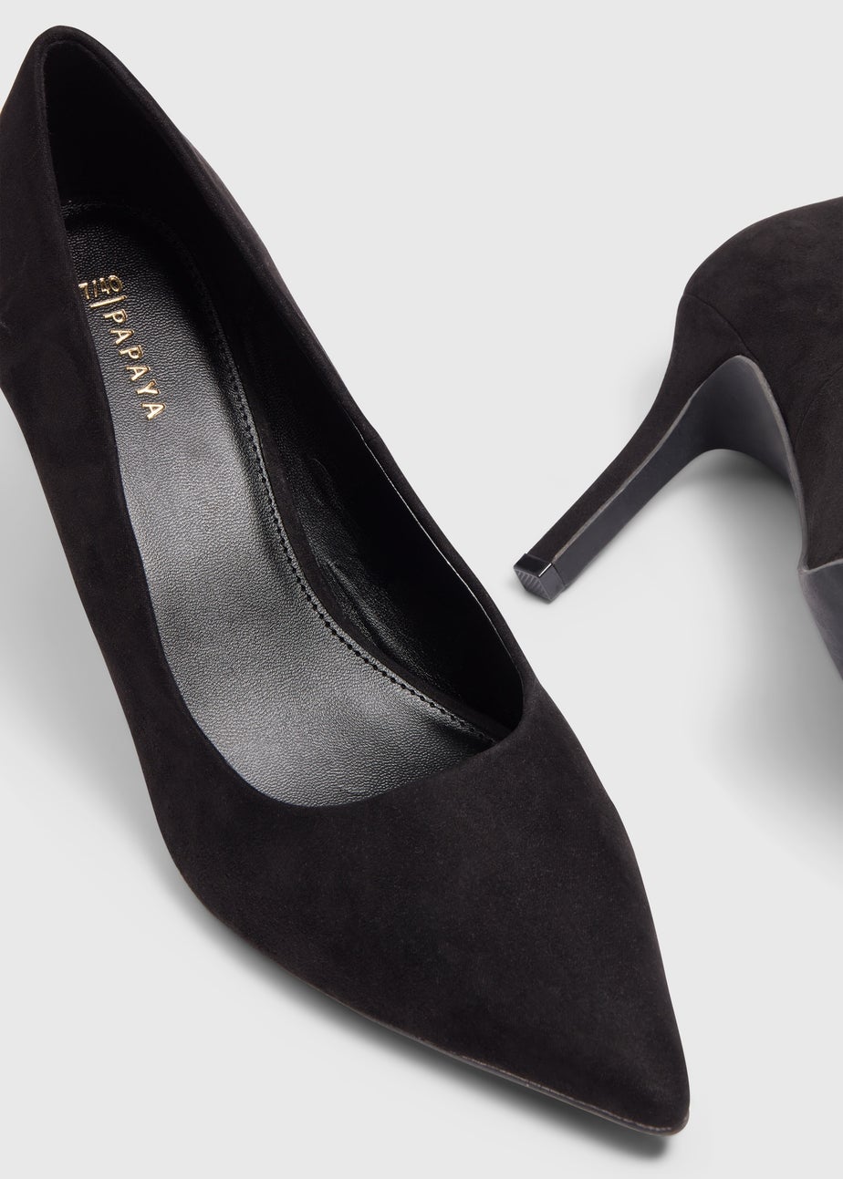 Black Court Point Heels