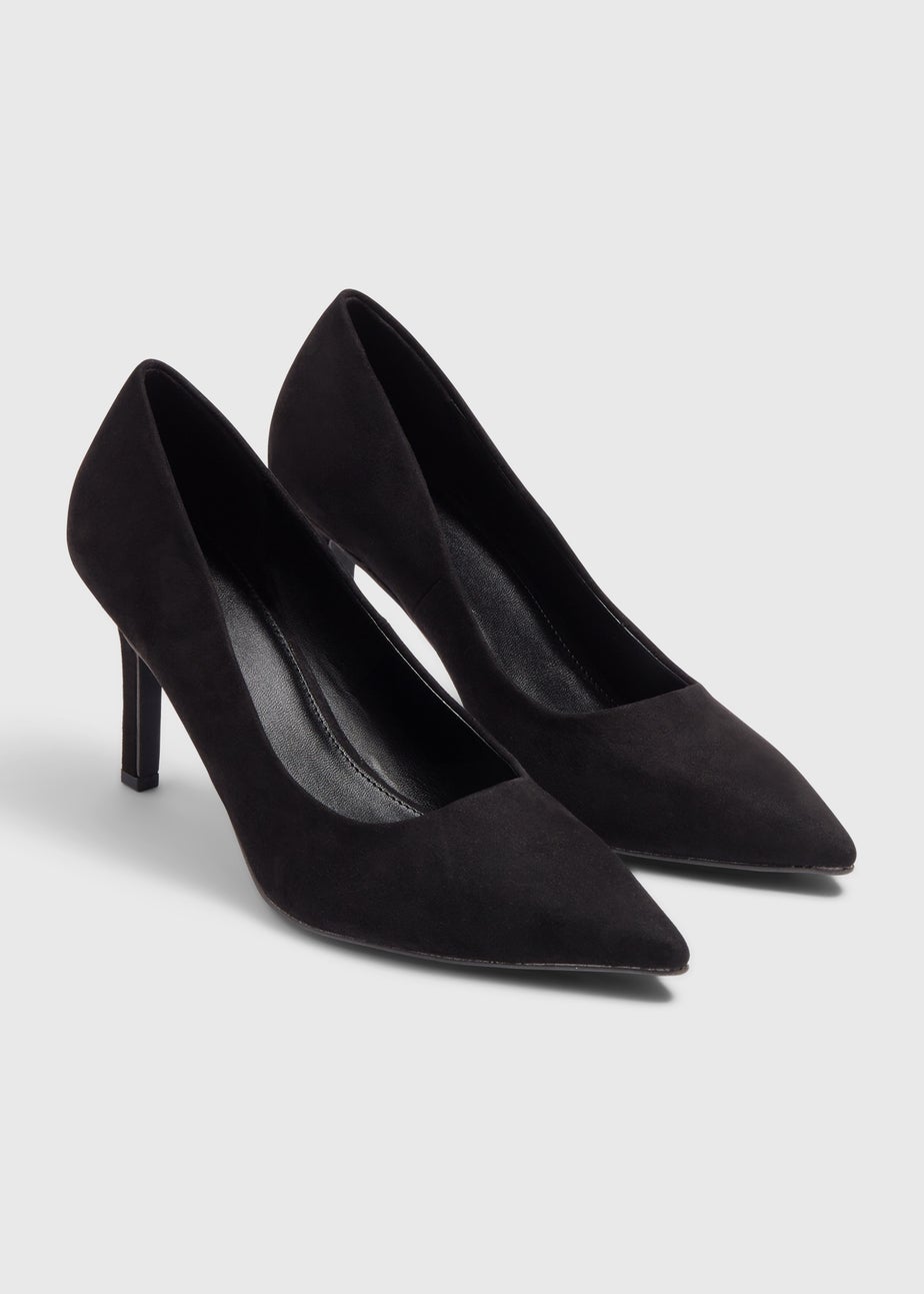 Black Court Point Heels