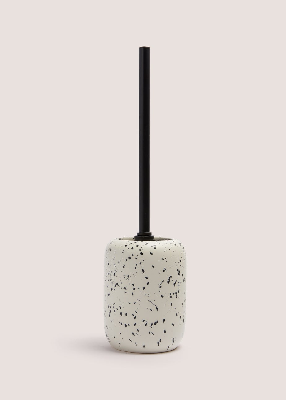 Cream Speckle Toilet Brush & Holder