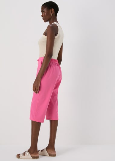 Pink Crop Trousers