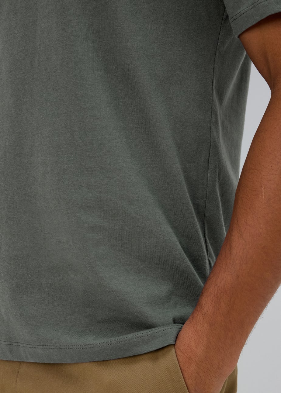 Green Essential Crew Neck T-Shirt
