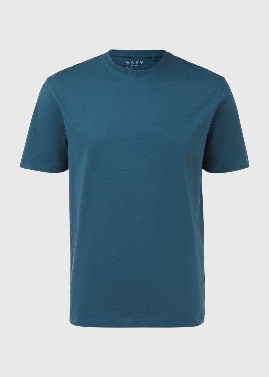 Blue Essential Crew Neck T-Shirt