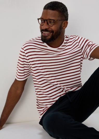 Orange Stripe Pyjama Set