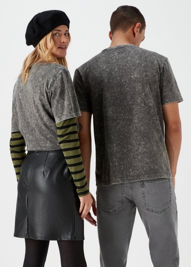 Charcoal The Who Print T-Shirt