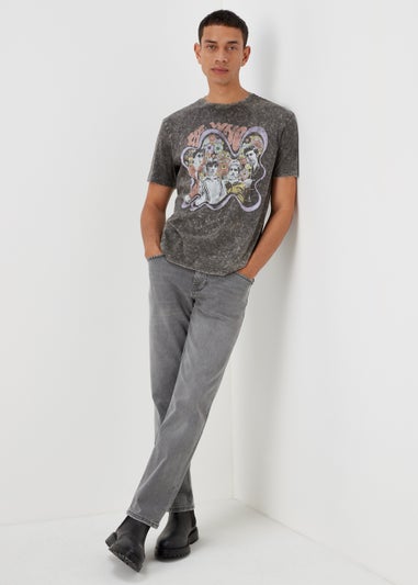 Charcoal The Who Print T-Shirt