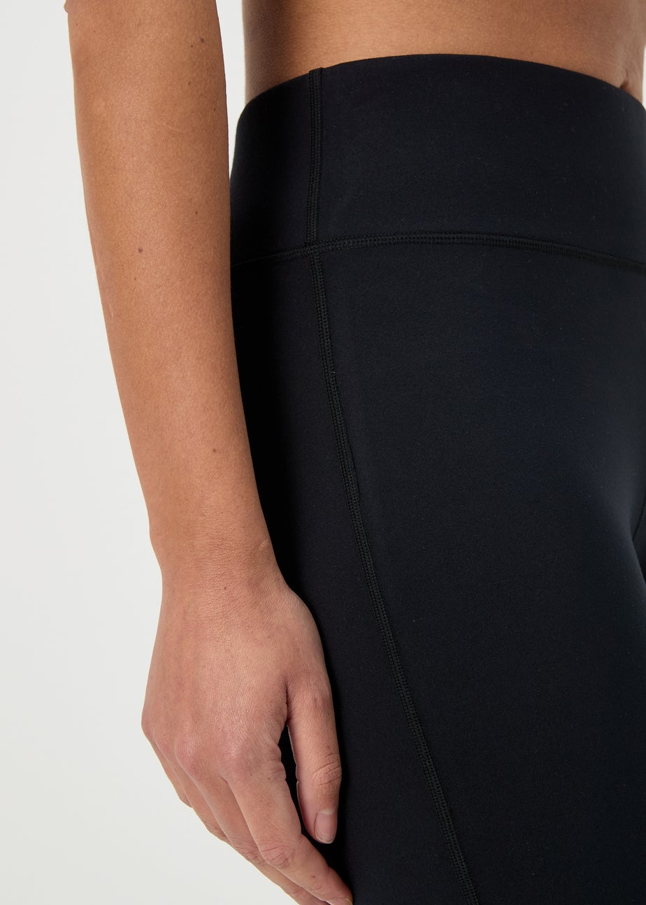 Souluxe Black Slim Flare Leggings