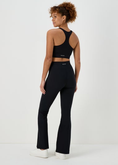 Souluxe Black Slim Flare Leggings