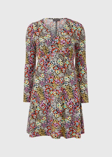 Multicolour Ditsy Supersoft Mini Dress