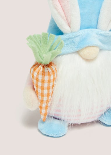 Blue Gnome With Carrot (27cm x 10cm)
