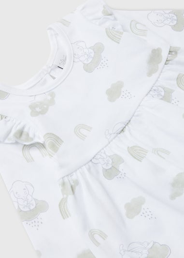 Baby White Dumbo Dress (Newborn-23mths)