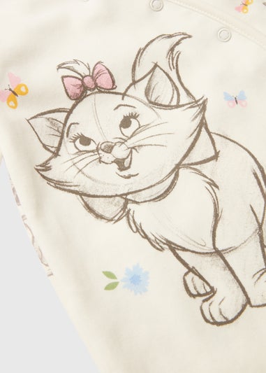 Disney Baby Cream Aristocats Sleepsuit (Newborn-12mths)