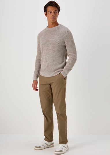 Stone Straight Fit Stretch Chinos