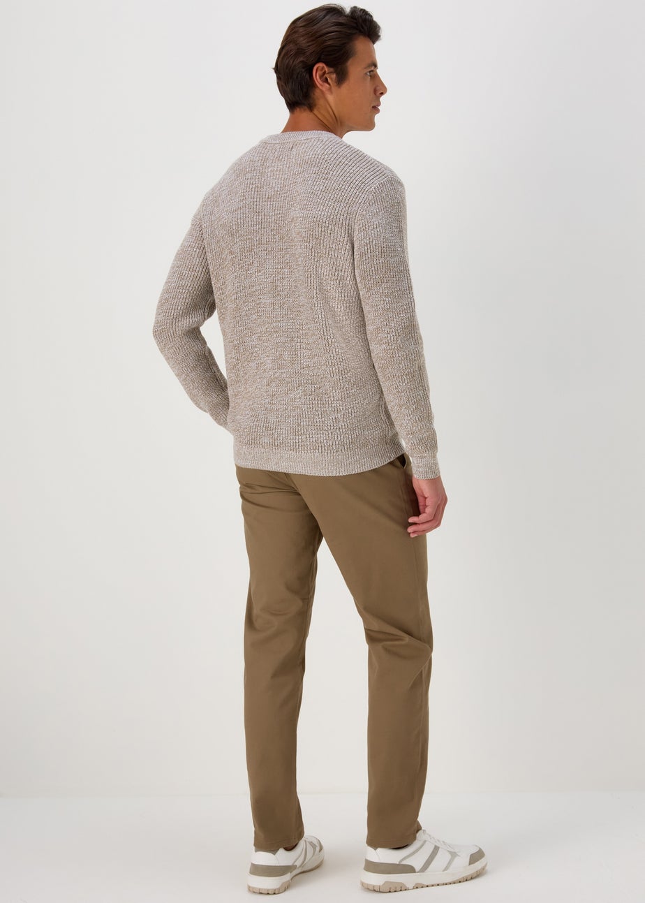 Stone Straight Fit Stretch Chinos
