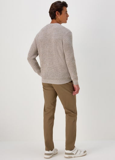 Stone Straight Fit Stretch Chinos