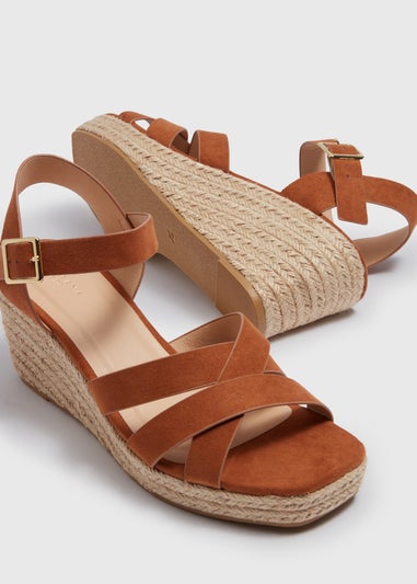 Tan Espadrille Heels