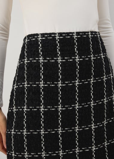 Black Boucle Skirt