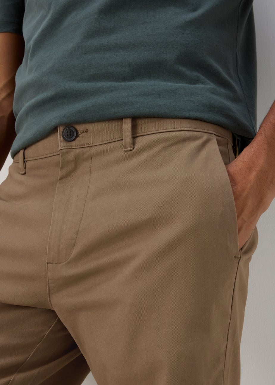 Stone Slim Fit Stretch Chinos