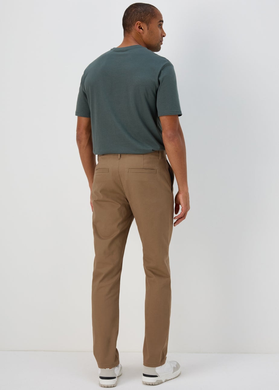 Stone Slim Fit Stretch Chinos