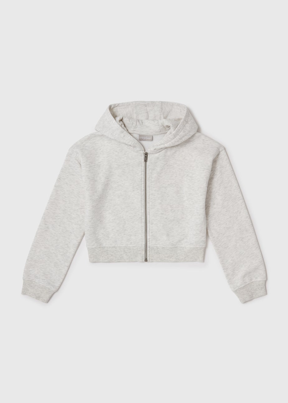 Girls Grey Zip Up Hoodie (7-15yrs)
