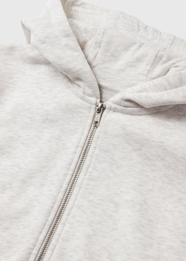 Girls Grey Zip Up Hoodie (7-15yrs)