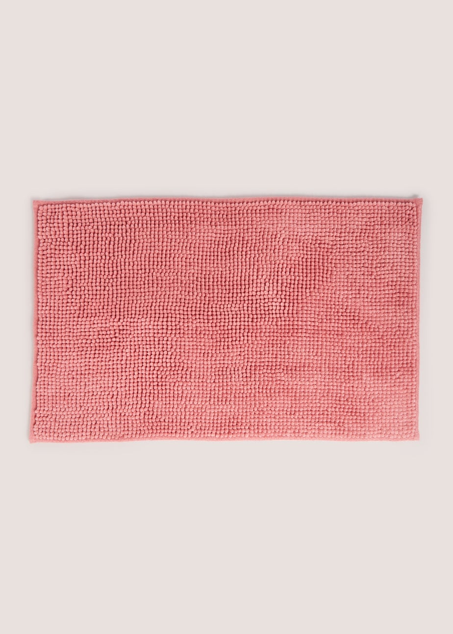 Pink Chenille Bath Mat