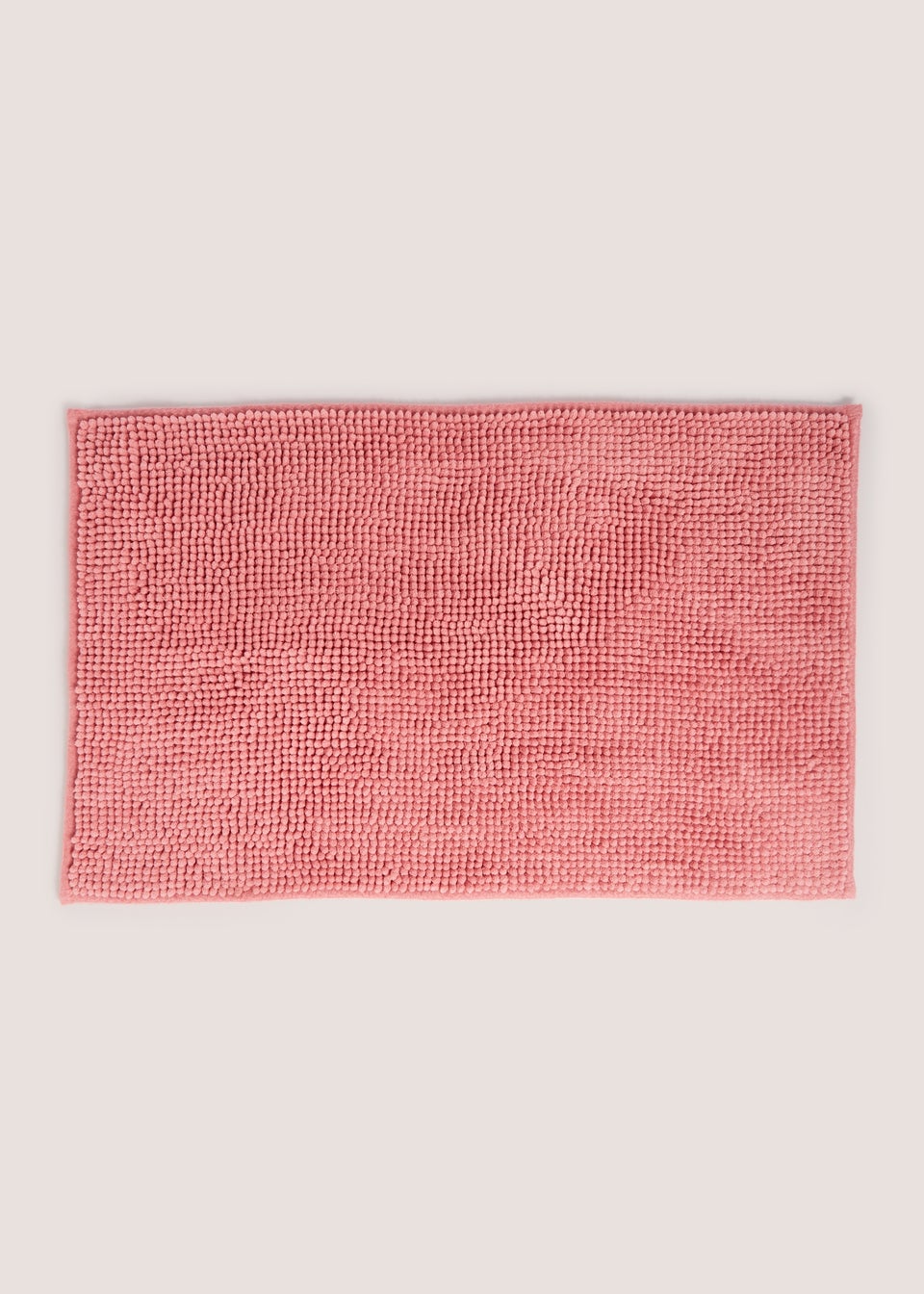 Pink Chenille Bath Mat