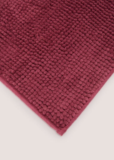 Prune Chenille Bath Mat