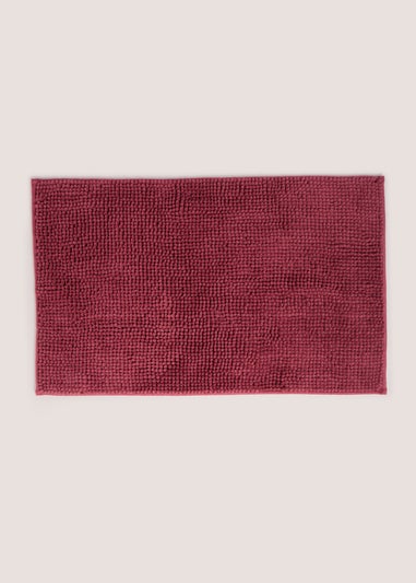 Prune Chenille Bath Mat