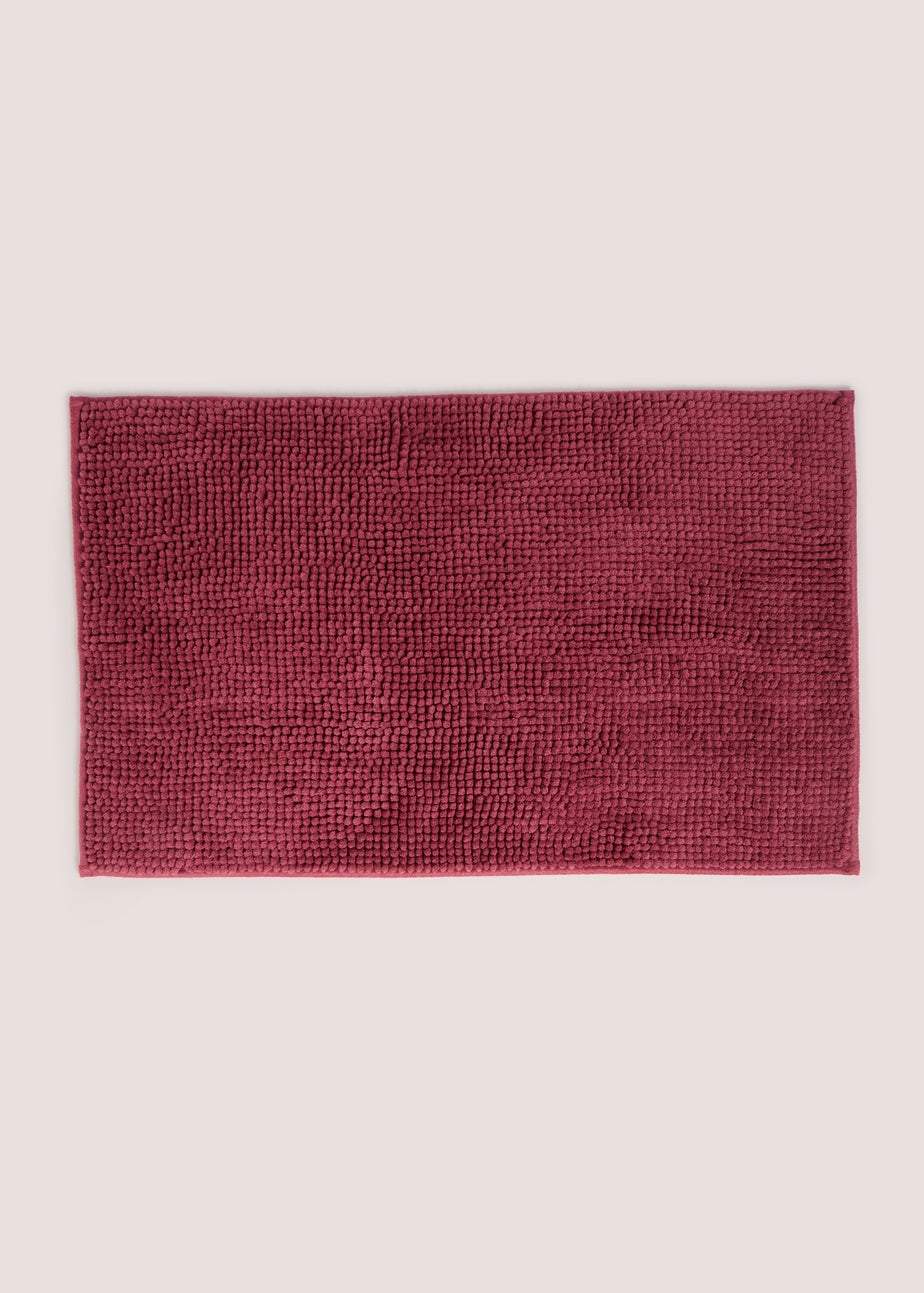 Prune Chenille Bath Mat