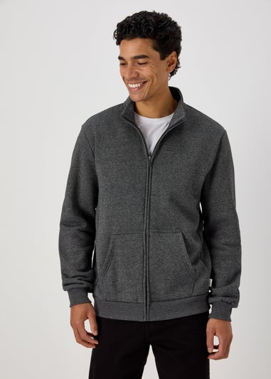 Black Grindle Essential Funnel Neck Jumper