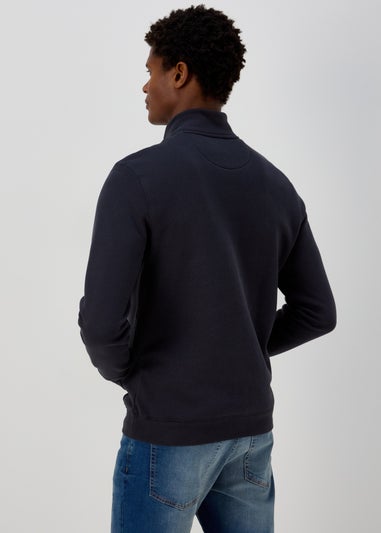 Navy Half Zip Essential Fleece