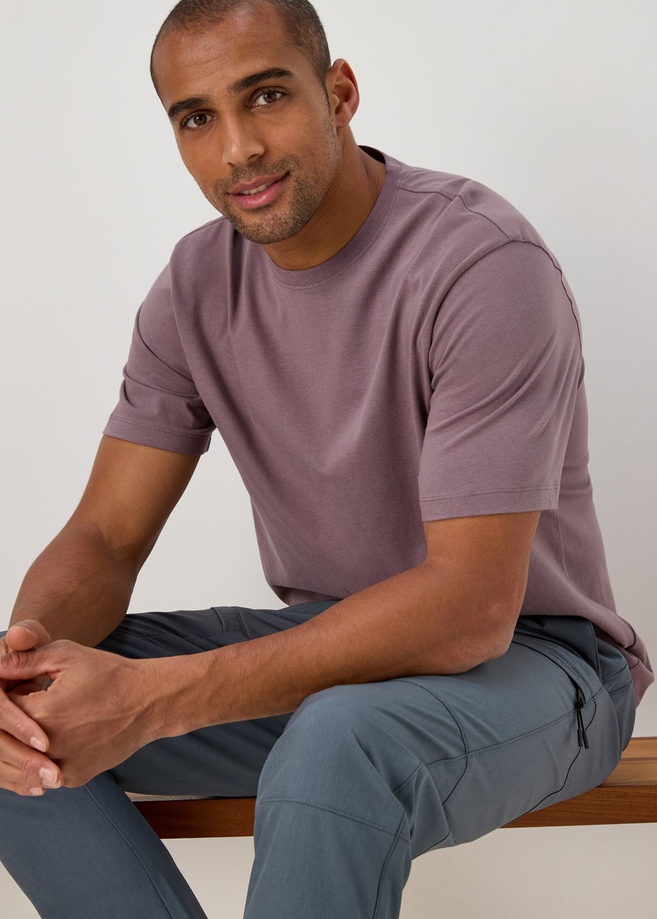 Lilac Essential Crew Neck T-Shirt