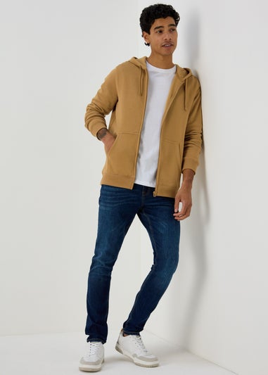 Bronze Essential Zip Up Hoodie