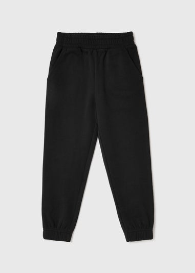 Girls Black Joggers (7-15yrs)