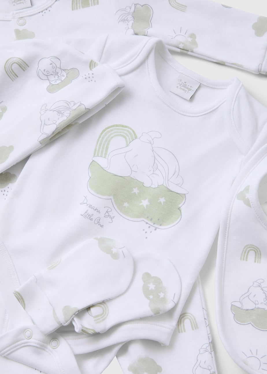 5 Piece Disney Dumbo Sleepuit Set (Tiny Baby-6mths)