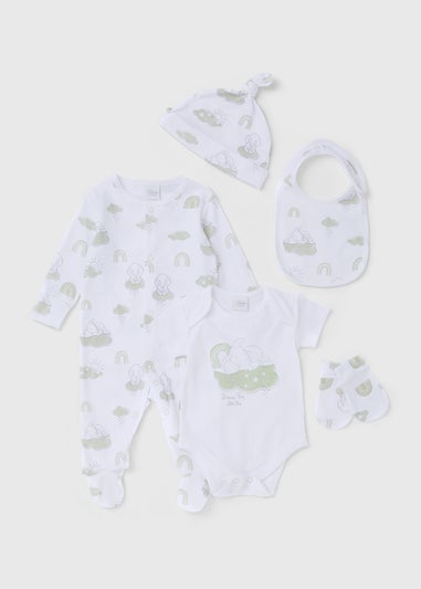 5 Piece Disney Dumbo Sleepuit Set (Tiny Baby-6mths)