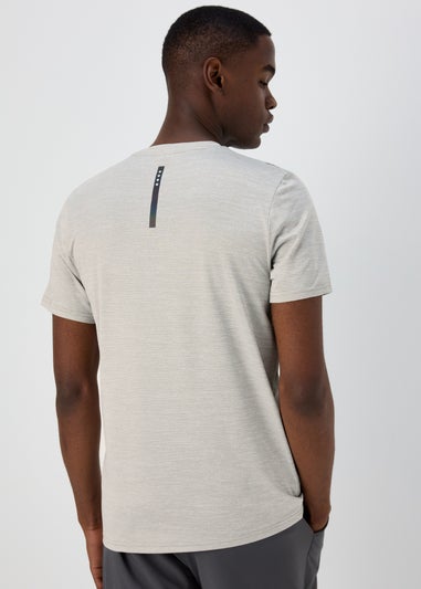 Souluxe Grey Airtex T-Shirt