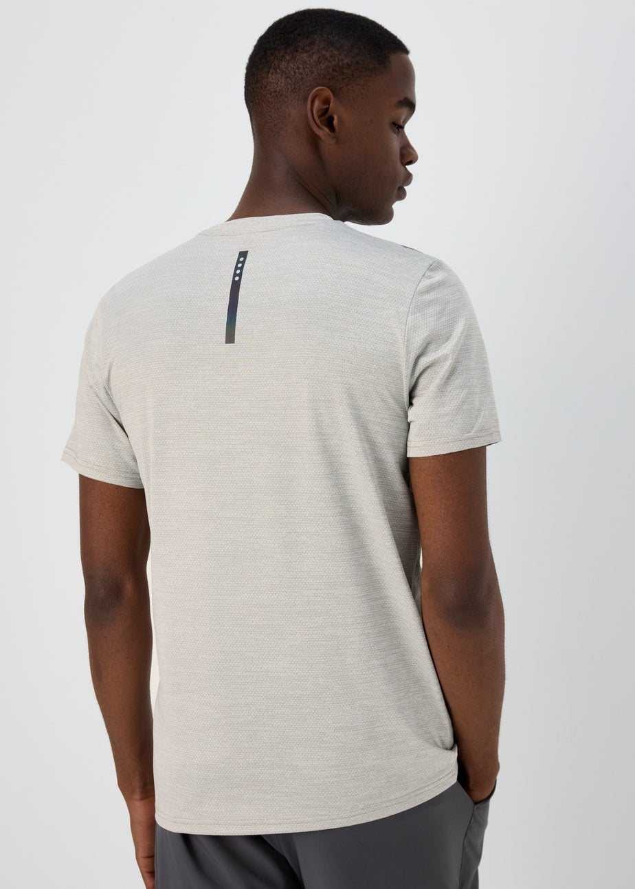 Souluxe Grey Airtex T-Shirt