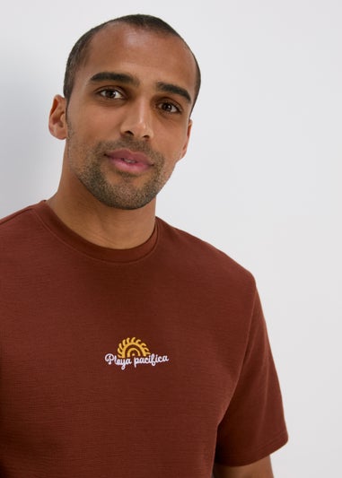 Souluxe Light Blue Hex Bubble T-Shirt