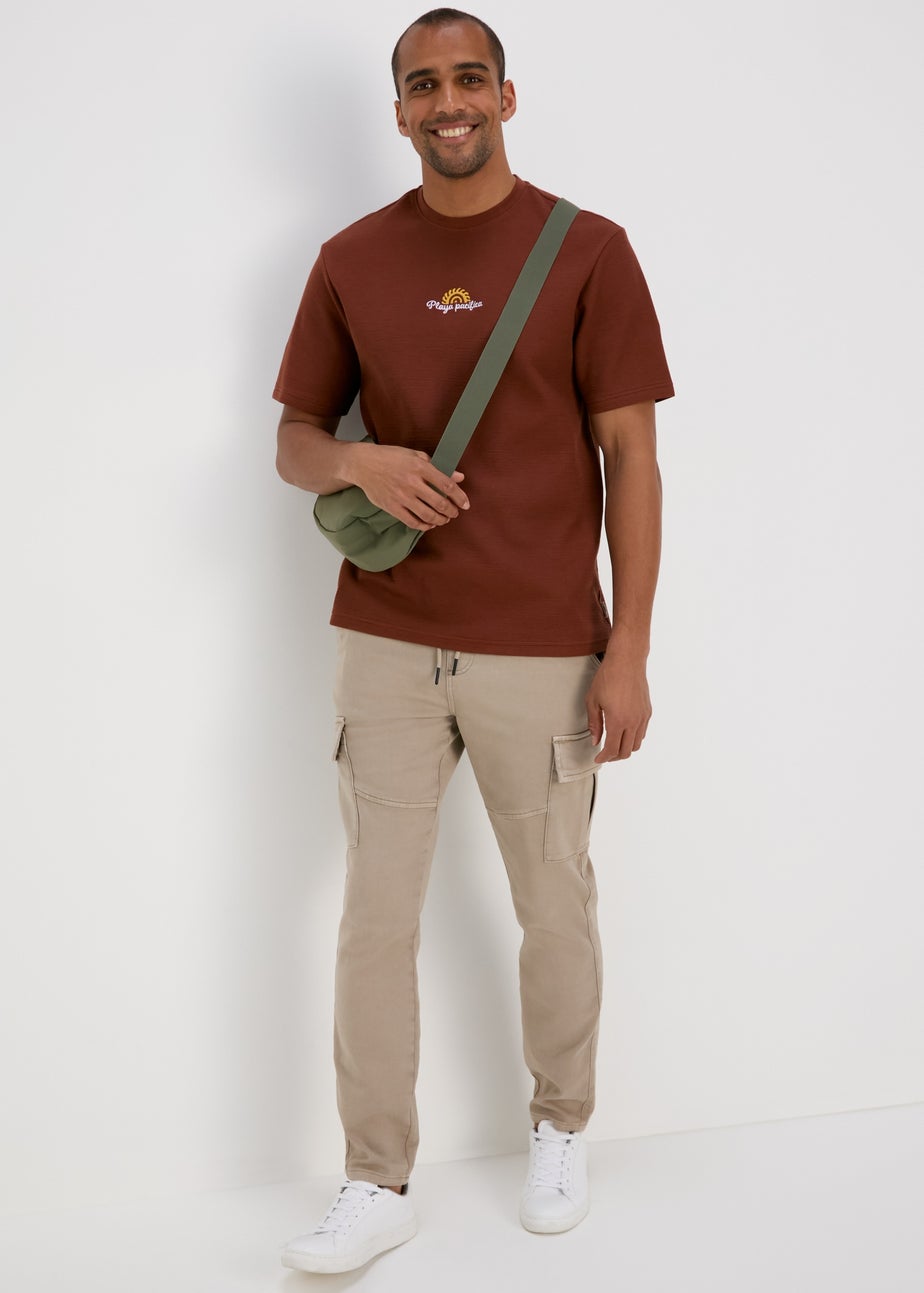 Souluxe Light Blue Hex Bubble T-Shirt