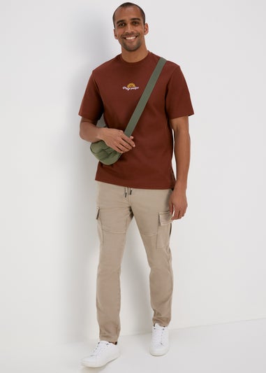 Souluxe Light Blue Hex Bubble T-Shirt