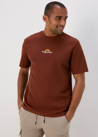 Souluxe Light Blue Hex Bubble T-Shirt