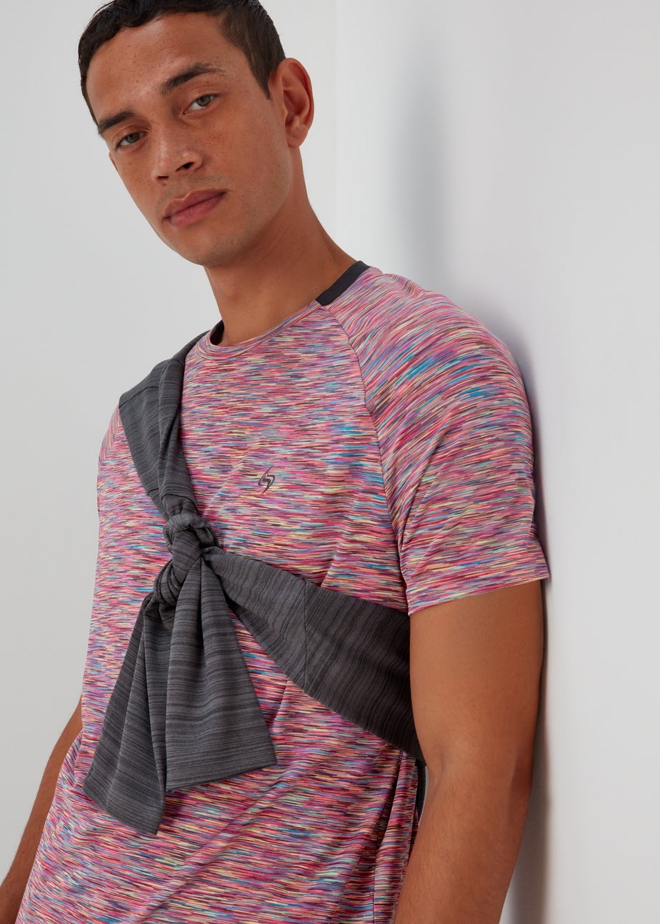 Souluxe Multicoloured Space Dye T-Shirt